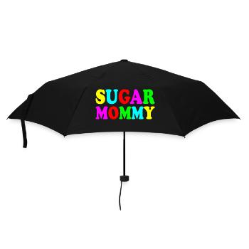 Sugar mommy - Umbrella (small) - black - Front