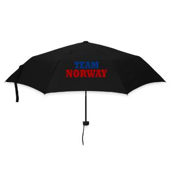 Norwegen - Regenschirm (klein) - Schwarz - Vorne