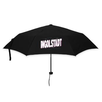 Ingolstadt Deutschland Stadt Schrift Heimat Liebe - Regenschirm (klein) - Schwarz - Vorne