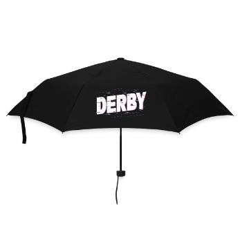 Derby Angleterre UK City Font Accueil Amour - Parapluie standard - noir - Devant