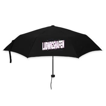 Ludwigshafen Germany City Font Home - Umbrella (small) - black - Front