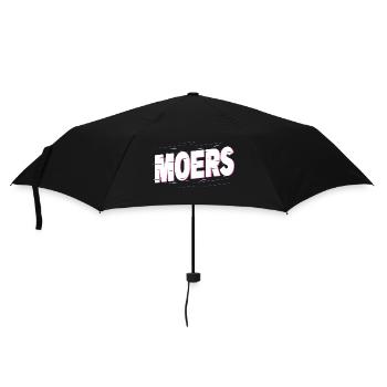 Moers Germany City Writing Home Love - Umbrella (small) - black - Front