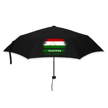 Tajikistan vintage flag - Umbrella (small) - black - Front