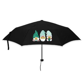 Noël Noël Gnomies - Parapluie standard - noir - Devant