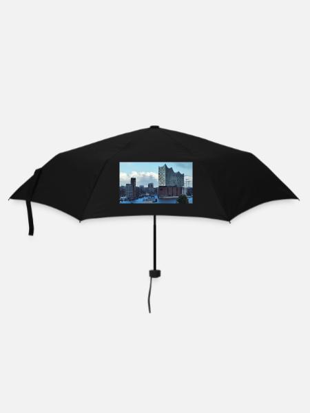 Elbphilharmonie Hamburg - Regenschirm (klein) - Schwarz