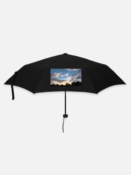 Sonnenuntergang - Husum - Regenschirm (klein) - Schwarz