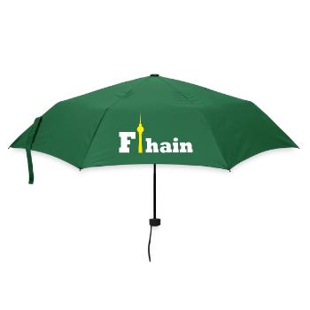F-Hain Ost Berlin - Regenschirm (klein) - Flaschengrün - Vorne