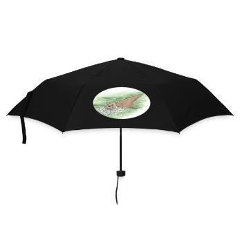 Loutre 3 28 12 2022 - Parapluie standard - noir - Devant