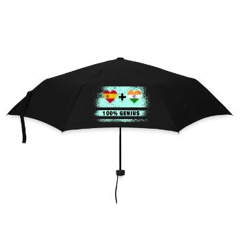 L’Espagne et l’Inde font 100% de génie - Parapluie standard - noir - Devant