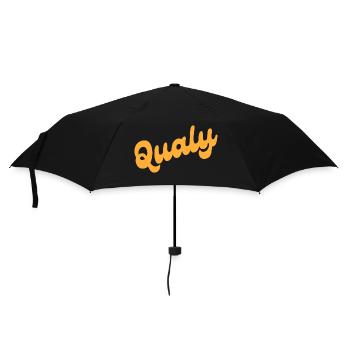 Qualy - Regenschirm (klein) - Schwarz - Vorne