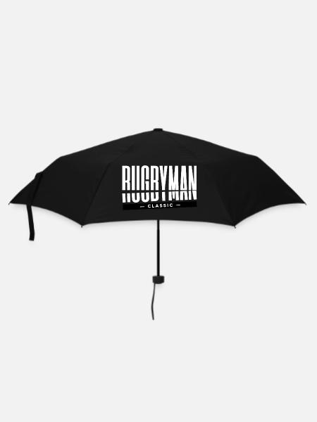 RUGBY-KLASSIKER - Regenschirm (klein) - Schwarz