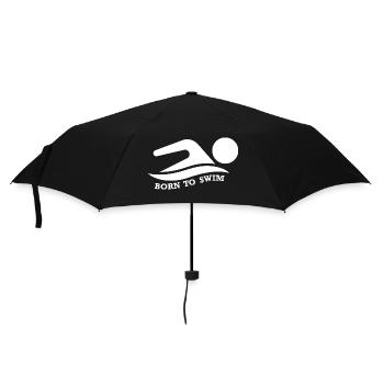 Triathlon Natation Bike Run Marathon - Parapluie standard - noir - Devant