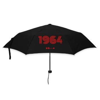 Jahrgang 1964 - Regenschirm (klein) - Schwarz - Vorne