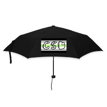 Fierté agenre CSD - Parapluie standard - noir - Devant