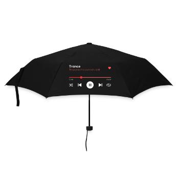 Trance - Regenschirm (klein) - Schwarz - Vorne