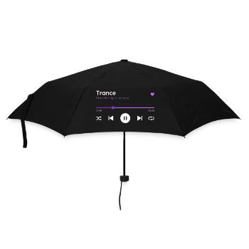 Trance - Regenschirm (klein) - Schwarz - Vorne