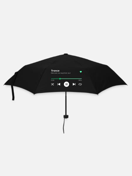 Trance - Regenschirm (klein) - Schwarz