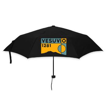 Hiking Vesuvius Vesuvio Naples Volcano Mountain Souvenirs - Umbrella (small) - black - Front