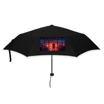 A Guy in the Gym - Umbrella (small) - black - Front