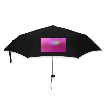 Rose clair 25 - Parapluie standard - noir - Devant
