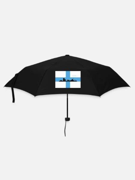 Marseille flag by French du Sud - Parapluie standard - noir