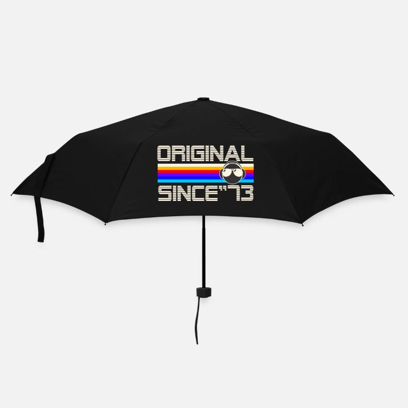 Seit 73 - Regenschirm (klein) - Schwarz