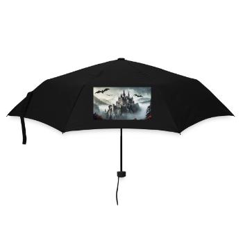 creepy mythical places – Castle of Dracula - Umbrella (small) - black - Front