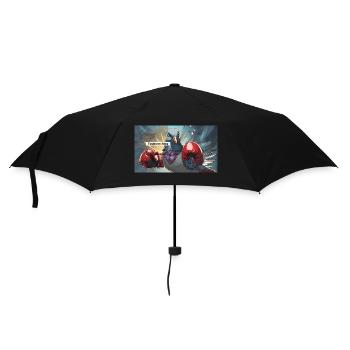 Jeu de mots expression ambiguë Taubenschlag pigeonnier - Parapluie standard - noir - Devant