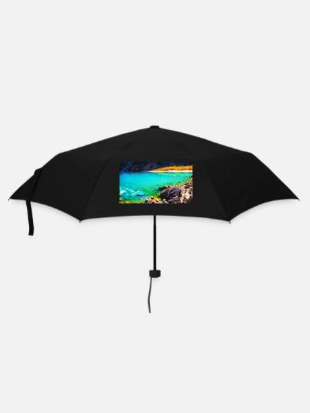 AUTUMN MOUNTAIN LAKE - Umbrella (small) - black