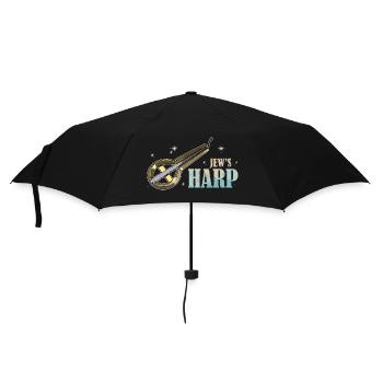 Maultrommel Qopuz asiatische Musik Klassik - Regenschirm (klein) - Schwarz - Vorne