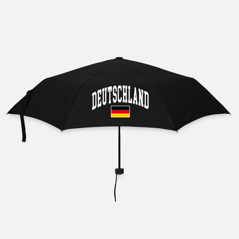 Deutschland - Regenschirm (klein) - Schwarz