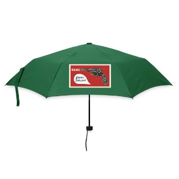Bang. Sorry darling! - Umbrella (small) - bottlegreen - Front