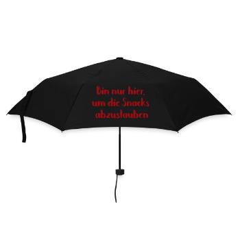 Dust off snacks - Umbrella (small) - black - Front