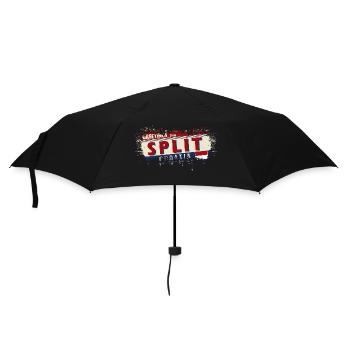 croatia hrvatska croatia hrv hr travel tourism - Umbrella (small) - black - Front