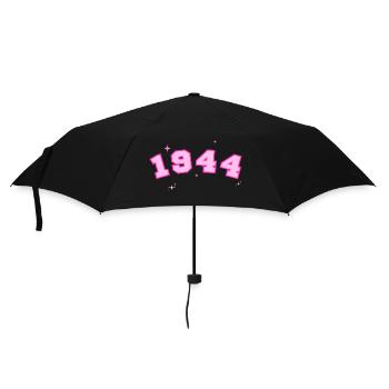 1944 rose étoile - Parapluie standard - noir - Devant