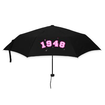 Rosenstern von 1948 - Regenschirm (klein) - Schwarz - Vorne