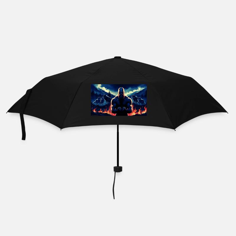 Primal Warrior - Umbrella (small) - black