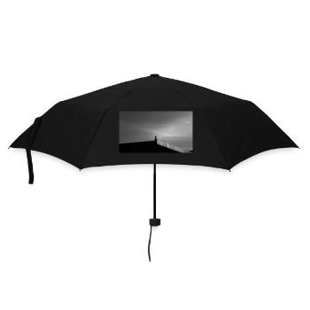 The Falcon on the Roof - Umbrella (small) - black - Front