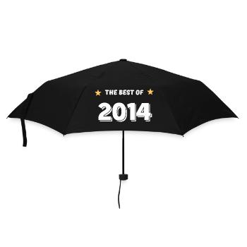 Das Beste aus 2014 - Regenschirm (klein) - Schwarz - Vorne