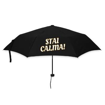 RESTEZ CALME - Parapluie standard - noir - Devant
