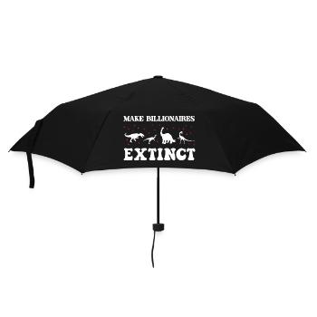 Milliardäre aussterben lassen - Regenschirm (klein) - Schwarz - Vorne