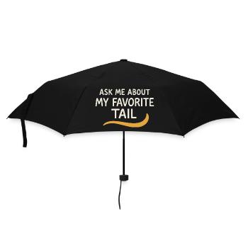 Jour de l’adoption Refuge pour animaux de sauvetage - Parapluie standard - noir - Devant