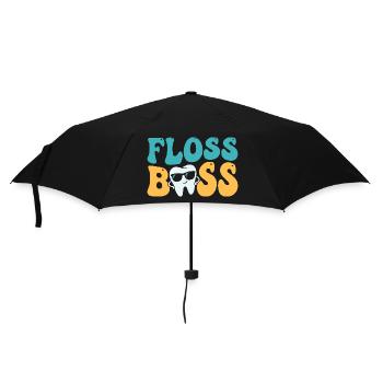 Floss Dental Assistant Dentist - Umbrella (small) - black - Front