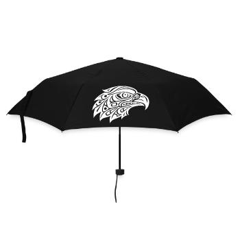 Tribal Eagle Head Art - Umbrella (small) - black - Front