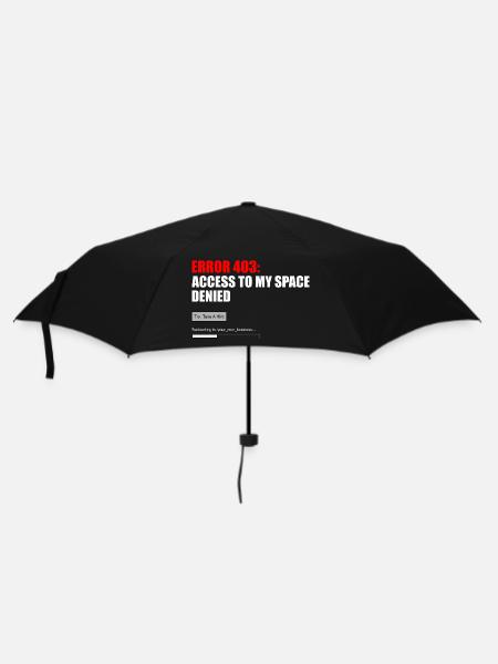 Fehler 403 Zugriff verweigert - Regenschirm (klein) - Schwarz