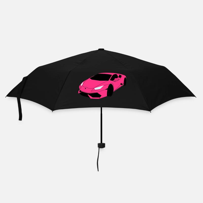 Lambo Sportwagen - Regenschirm (klein) - Schwarz