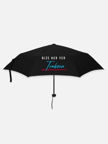 Bize her yer Trabzon - Regenschirm (klein) - Schwarz