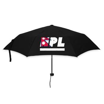 Nepal flag flag NPL - Umbrella (small) - black - Front