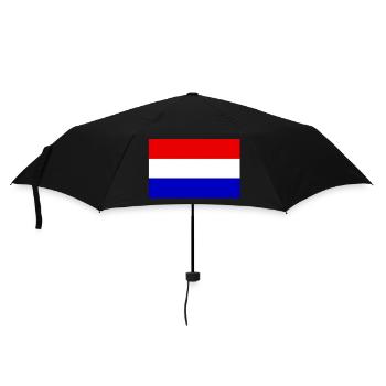 Holland flag - Umbrella (small) - black - Front