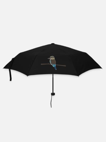 Laughing Hans - Kookaburra without background - Umbrella (small) - black